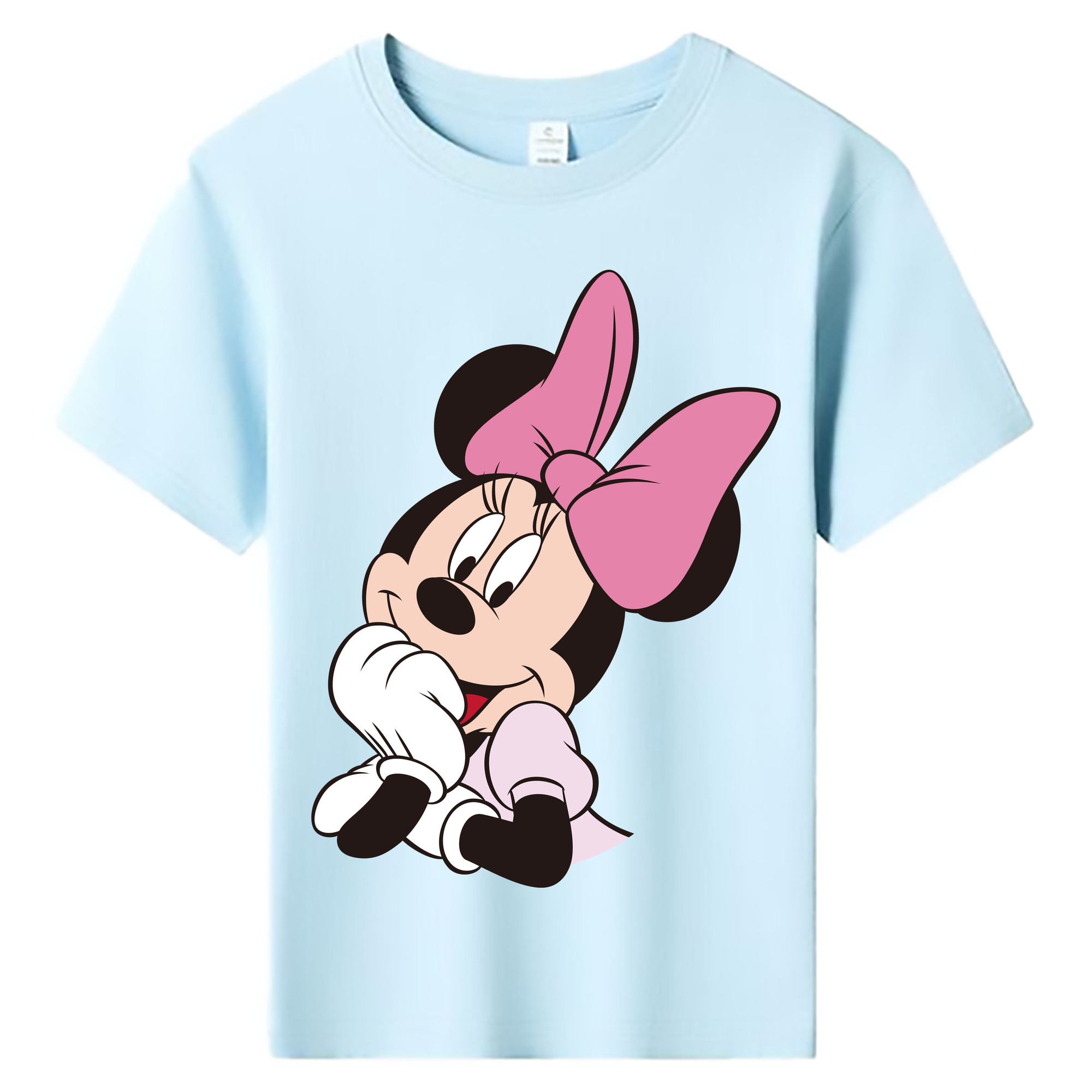 ミッキーマウス Mickey Mouse 綿100％キッズTシャツ（フロントプリント）